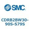 CDRB2BW30-90S-S79S ���[�^���A�N�`���G�[�^ �x�[���^�C�v (CDRB2BW30-�`) SMC 19412145