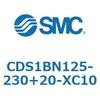CDS1BN125-230+20-XC10 標準形エアシリンダ(角形カバー) CS1シリーズ(CDS1BN125-2~) SMC 19434222
