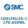 CDS1FN125-1170-A59WL 標準形エアシリンダ(角形カバー) CS1シリーズ(CDS1FN125-11~) SMC 19493731
