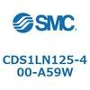 CDS1LN125-400-A59W 標準形エアシリンダ(角形カバー) CS1シリーズ(CDS1LN125-4~) SMC 19579296