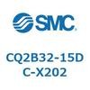 CQ2B32-15DC-X202 薄形シリンダ CQ2シリーズ(CQ2B32-1~) SMC 20280066