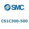 CS1C300-500 標準形エアシリンダ(角形カバー) CS1シリーズ(CS1C300-～) SMC 20405637