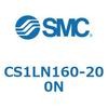 CS1LN160-200N 標準形エアシリンダ(角形カバー) CS1シリーズ(CS1LN160-~) SMC 20455617