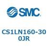 CS1LN160-300JR 標準形エアシリンダ(角形カバー) CS1シリーズ(CS1LN160-~) SMC 20455793