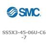 SS5X3-45-06U-C6-7 5�|�[�g�\���m�C�h�o���u�p�}�j�z�[���h�x�[�X SX3000�V���[�Y SMC 20557243