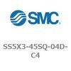 SS5X3-45SQ-04D-C4 5�|�[�g�\���m�C�h�o���u�p�}�j�z�[���h�x�[�X SX3000�V���[�Y SMC 20557383