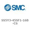 5ポートソレノイドバルブ用マニホールドベース SY3000シリーズ SS5Y3-45SF1 SMC