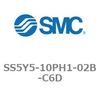 5ポートソレノイドバルブ用マニホールドベース SY5000シリーズ SS5Y5-10PH1 SMC