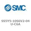 SS5Y5-10S6V2-04U-C6A-NA 5�|�[�g�\���m�C�h�o���u�p�}�j�z�[���h�x�[�X SY5000�V���[�Y SS5Y5-10S6V2 SMC 20621546