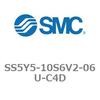 SS5Y5-10S6V2-06U-C4D-NA 5�|�[�g�\���m�C�h�o���u�p�}�j�z�[���h�x�[�X SY5000�V���[�Y SS5Y5-10S6V2 SMC 20621564