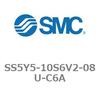 SS5Y5-10S6V2-08U-C6A-NA 5�|�[�g�\���m�C�h�o���u�p�}�j�z�[���h�x�[�X SY5000�V���[�Y SS5Y5-10S6V2 SMC 20621589