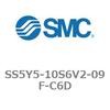 SS5Y5-10S6V2-09F-C6D-NA 5�|�[�g�\���m�C�h�o���u�p�}�j�z�[���h�x�[�X SY5000�V���[�Y SS5Y5-10S6V2 SMC 20621598