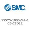 SS5Y5-10S6V44-10B-C8D12-NA 5�|�[�g�\���m�C�h�o���u�p�}�j�z�[���h�x�[�X SY5000�V���[�Y SS5Y5-10S6V44 SMC 20622289