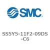 SS5Y5-11F2-09DS-C6-NA 5ポートソレノイドバルブ用マニホールドベース SY5000シリーズ SS5Y5-11F2 SMC 20625168