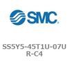 SS5Y5-45T1U-07UR-C4 5�|�[�g�\���m�C�h�o���u�p�}�j�z�[���h�x�[�X SY5000�V���[�Y SS5Y5-45T1U SMC 20629885