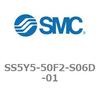 SS5Y5-50F2-S06D-01 5ポートソレノイドバルブ用マニホールドベース SY5000シリーズ SS5Y5-50F2 SMC 20630603