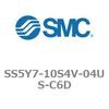 SS5Y7-10S4V-04US-C6D-NA 5�|�[�g�\���m�C�h�o���u�p�}�j�z�[���h�x�[�X SY7000�V���[�Y SS5Y7-10S4V SMC 20643998
