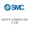 SS5Y7-10S6V2-06C-C8-NA 5�|�[�g�\���m�C�h�o���u�p�}�j�z�[���h�x�[�X SY7000�V���[�Y SS5Y7-10S6V2 SMC 20644935
