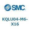 KQLU04-M6-X16 KQ2 Series(KQLU�`) SMC 21934403