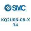 KQ2U06-08-X34 KQ2 Series(KQ2U06-�`) SMC 22017195