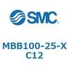 MBB100-25-XC12 �W���`�G�A�V�����_(�p�`�J�o�[)MB �V���[�Y(MBB1�`) SMC 22192091