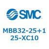 MBB32-25+125-XC10 �W���`�G�A�V�����_(�p�`�J�o�[)MB �V���[�Y(MBB32-�`) SMC 22193717