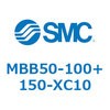 MBB50-100+150-XC10 �W���`�G�A�V�����_(�p�`�J�o�[)MB �V���[�Y(MBB50-�`) SMC 22195957