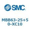 MBB63-25+50-XC10 �W���`�G�A�V�����_(�p�`�J�o�[)MB �V���[�Y(MBB63-�`) SMC 22197813