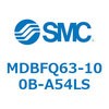 MDBFQ63-100B-A54LS 標準形エアシリンダ(角形カバー)MB シリーズ(MDBFQ63-~) SMC 22476517