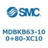 MDBKB63-100+80-XC10 標準形エアシリンダ(角形カバー)MB シリーズ(MDBKB63-~) SMC 22596156