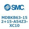 MDBKB63-152+15-A54Z3-XC10 標準形エアシリンダ(角形カバー)MB シリーズ(MDBKB63-~) SMC 22596393