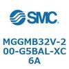 MGGMB32V-200-G5BAL-XC6A ガイド付シリンダ (MGGMB32V-~) SMC 23387621