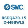 RSDQA20-15D-M9BWLS ストッパシリンダ/取付高さ固定形 (RSDQA20-15~) SMC 27388383