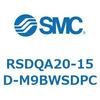 RSDQA20-15D-M9BWSDPC ストッパシリンダ/取付高さ固定形 (RSDQA20-15~) SMC 27388392