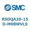 RSDQA20-15D-M9BWVLS ストッパシリンダ/取付高さ固定形 (RSDQA20-15~) SMC 27388426
