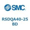 RSDQA40-25BD ストッパシリンダ/取付高さ固定形 (RSDQA40-25~) SMC 27406951