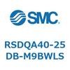 RSDQA40-25DB-M9BWLS ストッパシリンダ/取付高さ固定形 (RSDQA40-25~) SMC 27407965
