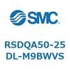 RSDQA50-25DL-M9BWVS ストッパシリンダ/取付高さ固定形 (RSDQA50-25~) SMC 27416821