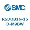 RSDQB16-15D-M9BW ストッパシリンダ/取付高さ固定形 (RSDQB16-15~) SMC 27424643