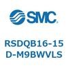 RSDQB16-15D-M9BWVLS ストッパシリンダ/取付高さ固定形 (RSDQB16-15~) SMC 27424704