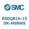 RSDQB16-15DK-M9BWS ストッパシリンダ/取付高さ固定形 (RSDQB16-15~) SMC 27425212