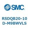 RSDQB20-10D-M9BWVLS ストッパシリンダ/取付高さ固定形 (RSDQB20-10~) SMC 27427136