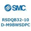 RSDQB32-10D-M9BWSDPC ストッパシリンダ/取付高さ固定形 (RSDQB32-10~) SMC 27436297