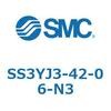 SS3YJ3-42-06-N3 4・5ポートソレノイドバルブ SYJシリーズ SMC 27571826