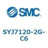 SYJ7120-2G-C6 4・5ポートソレノイドバルブ SYJシリーズ SMC 28115577