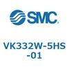 VK332W-5HS-01 3ポートソレノイドバルブ直動ポペットタイプ弾性体シール SMC 29938307