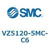 VZ5120-5MC-C6 ソレノイドバルブ (VZ5120-5M~) SMC 31187615