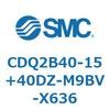 薄形シリンダ CQ2シリーズ(CDQ2B40-15DCMZ-～) SMC コンパクトエア