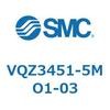 VQZ3451-5MO1-03 5ポートソレノイドバルブ (VQZ345～) SMC 36519612
