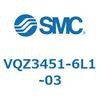 VQZ3451-6L1-03 5ポートソレノイドバルブ (VQZ345～) SMC 36519795